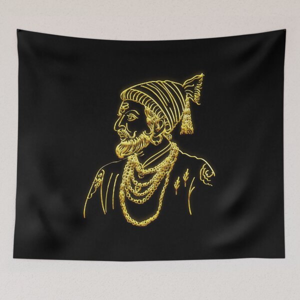 Item preview, illustration of chhatrapati shivaji maharaj designed and sold by KARTICK DUTTA.