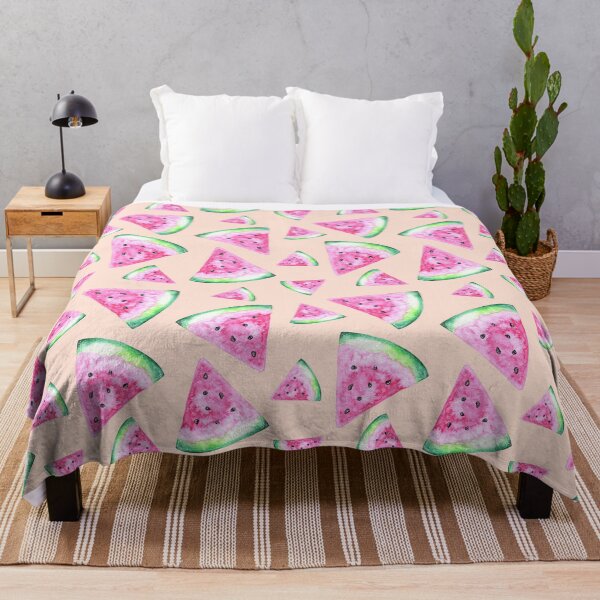 Item preview, Pink Watermelon Slices - Delightful Watercolor Pattern designed and sold by Negin Mf Designs.