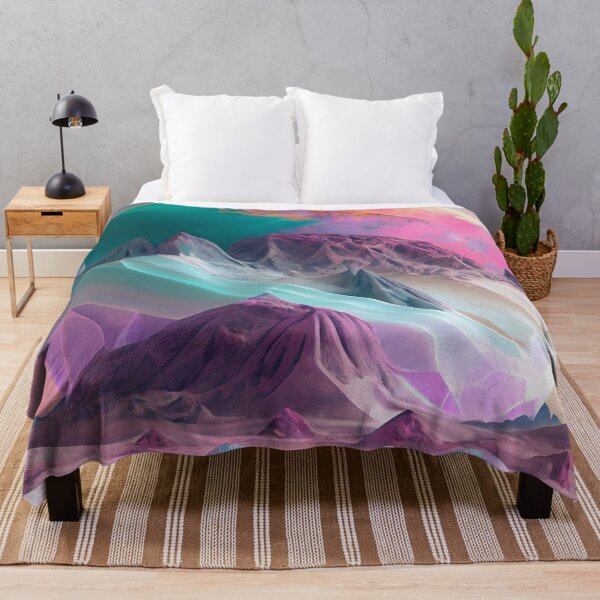 Item preview, Breathtaking Alien Planet and Moon Landscape Digital Painting designed and sold by CodeAndColors.