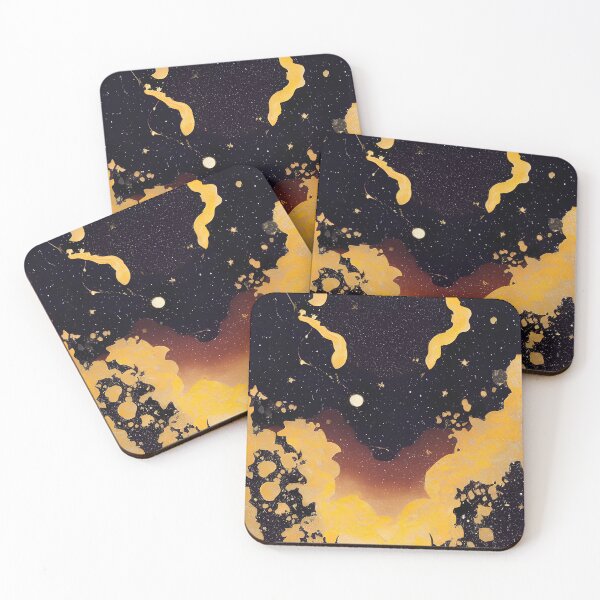 Item preview, Black and Golden marble abstract luxury design No1 designed and sold by angelisart.