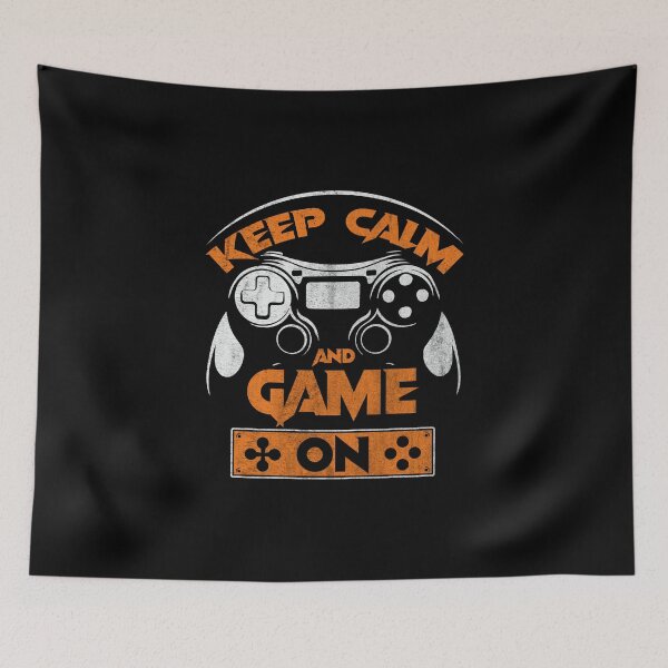 Item preview, Keep Calm And Game On designed and sold by SamuraiGaming.