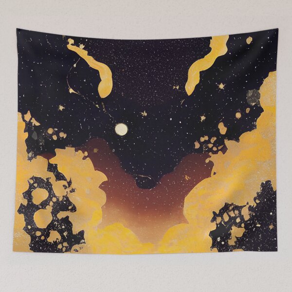 Item preview, Black and Golden marble abstract luxury design No1 designed and sold by angelisart.