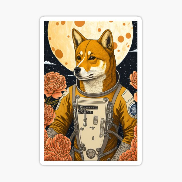 Porta Tarjetas de Astronautas Cuidado Con el Perro
