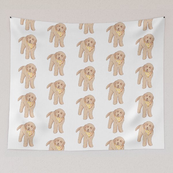 Item preview, Cute Golden Doodle illustration  designed and sold by Mayarart.