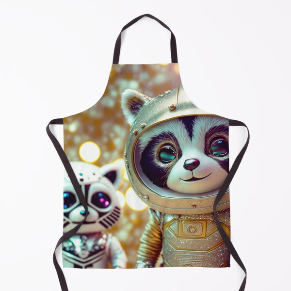 Item preview, Space racoons in space suit in glimmer sticker designed and sold by osssoconcept.