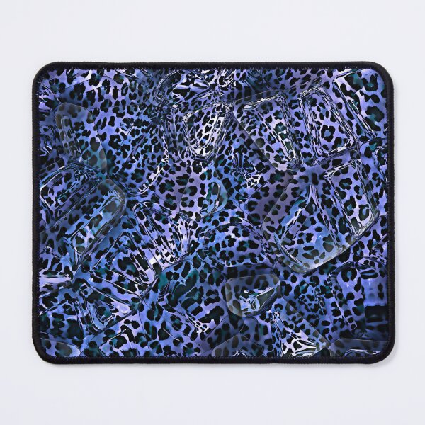 Item preview, Abstract geometric dark blue leopard texture design,Animal skin background designed and sold by oyonni design.