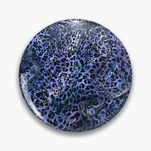 Item preview, Abstract geometric dark blue leopard texture design,Animal skin background designed and sold by oyonni design.