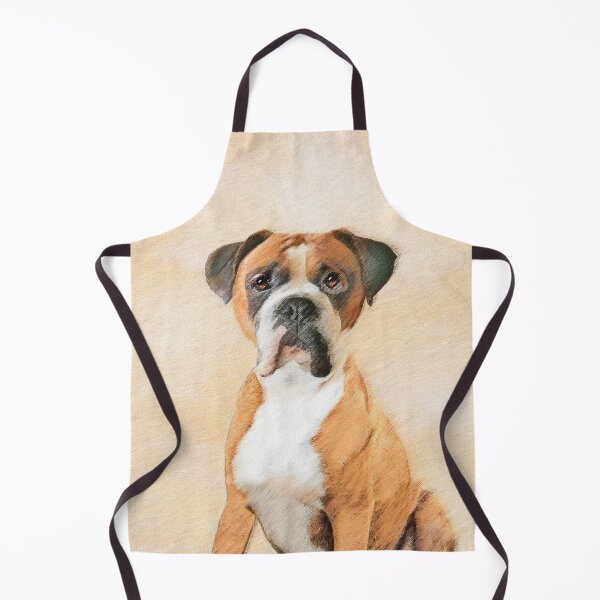 Item preview, Boxer Painting - Cute Original Dog Art designed and sold by alpendesigns.