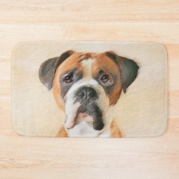 Item preview, Boxer Painting - Cute Original Dog Art designed and sold by alpendesigns.