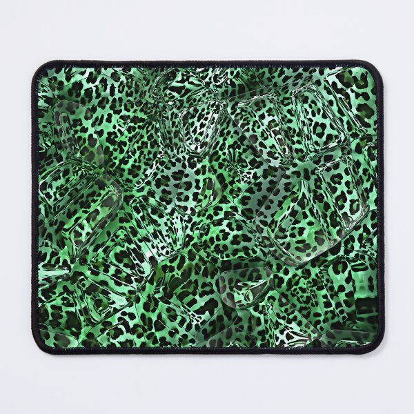 Item preview, Abstract green geometric leopard texture design,Animal skin background designed and sold by oyonni design.