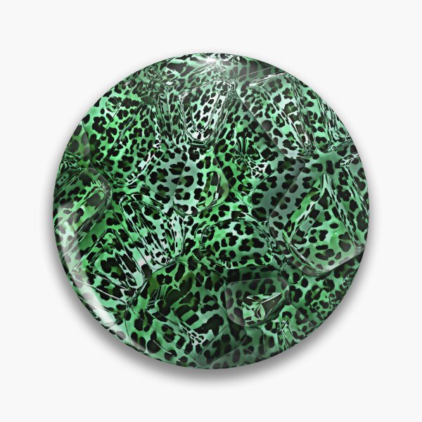 Item preview, Abstract green geometric leopard texture design,Animal skin background designed and sold by oyonni design.