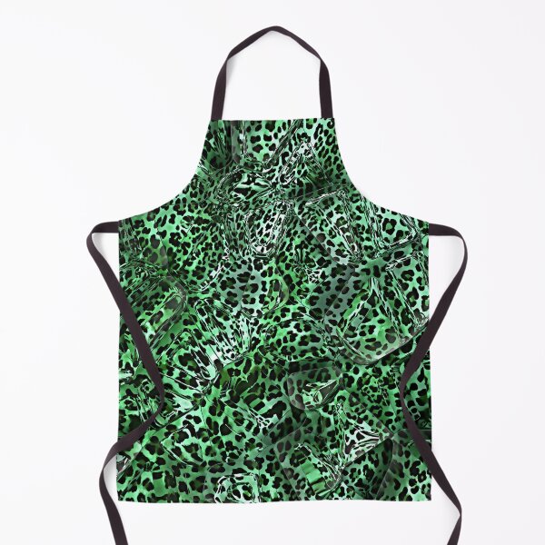 Item preview, Abstract green geometric leopard texture design,Animal skin background designed and sold by oyonni design.