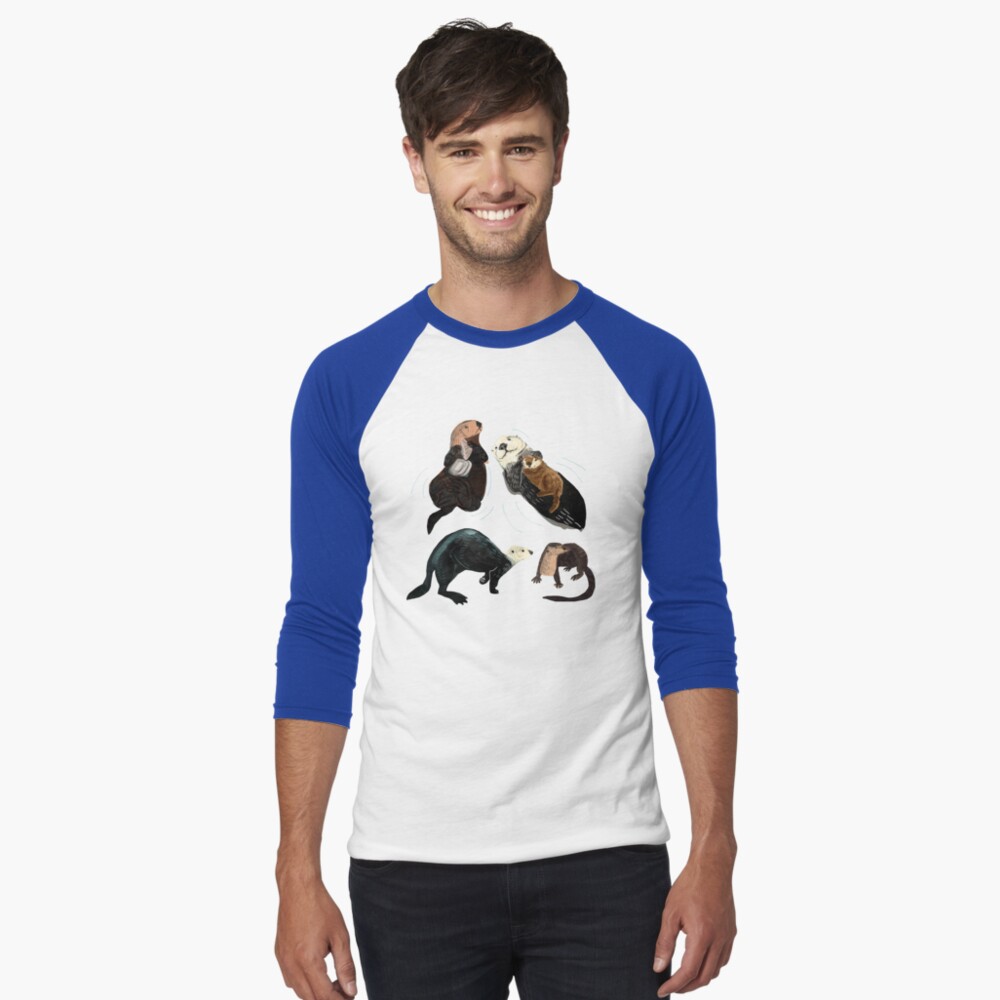 Vista previa del artículo con la obra «Camiseta ¾ estilo béisbol», diseñado y vendido por belettelepink.