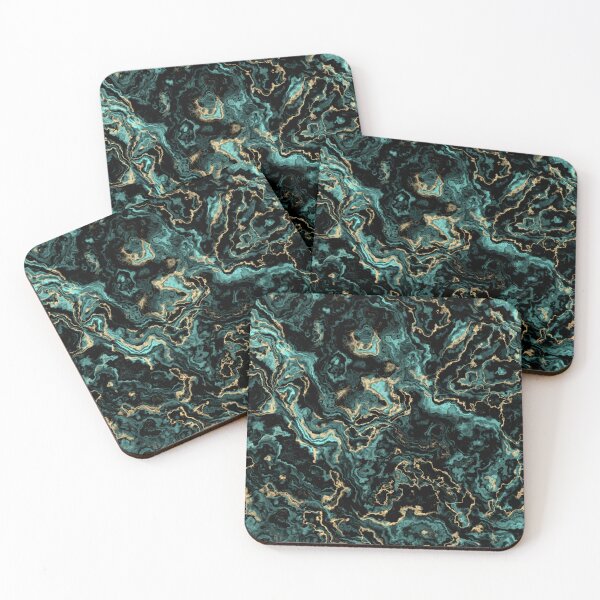 Item preview, Green Marble Textures  designed and sold by TrendyGlitter.