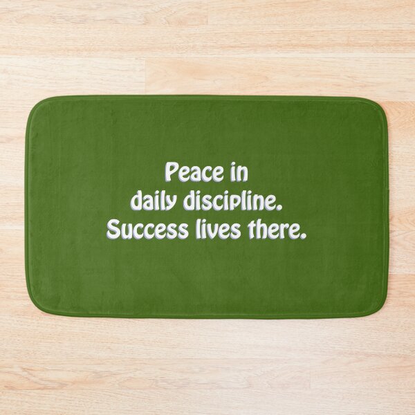 Item preview, (WF) Daily discipline as the path to success. designed and sold by greatvibes4u.