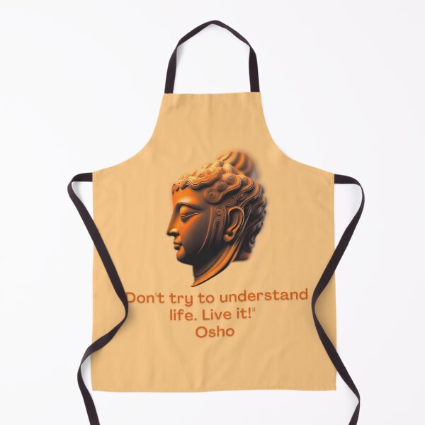 Item preview, Don't try to understand life. Live it! Osho Quote – AI generated image designed and sold by RetComly.