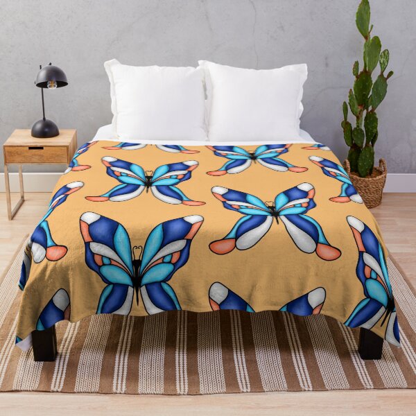Artikelvorschau, Coral & Blue Butterfly entworfen und verkauft von lezell.