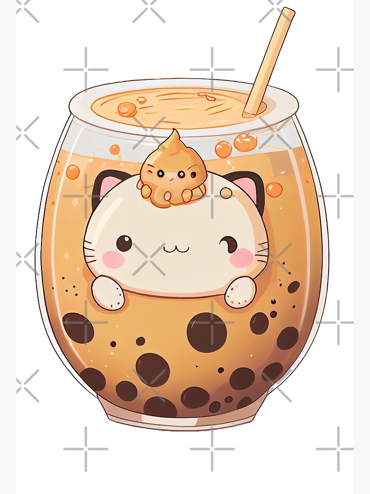 Anime girls drinking bubble tea, girl boba HD phone wallpaper | Pxfuel