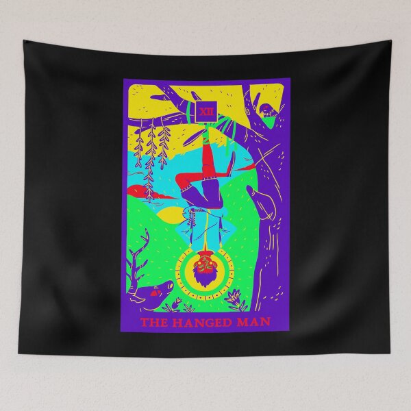 Item preview, The Hanged Man Tarot Art designed and sold by Mindscyther.