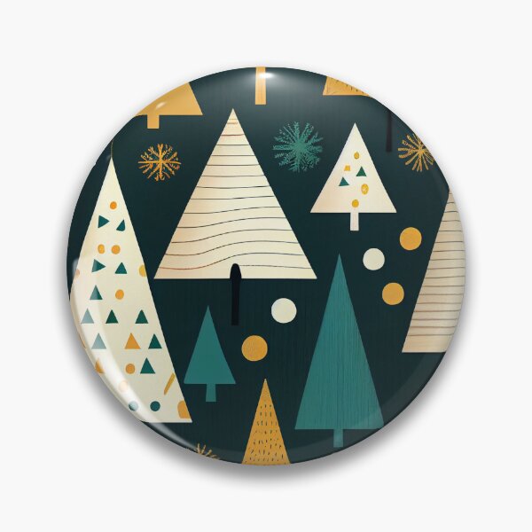 Artikelvorschau, Cool Cute Christmas Tree Pattern Digital Painting entworfen und verkauft von CodeAndColors.