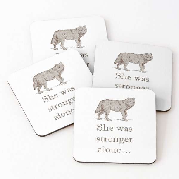 Item preview, She Was Stronger Alone designed and sold by CrankyOldDude.