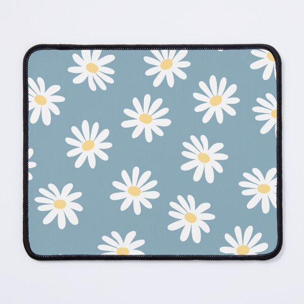 Item preview, Daisy flowers seamless - White and Blue pattern designed and sold by Ladies-Boutique.