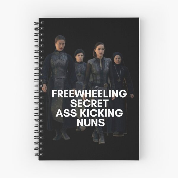 Item preview, freewheeling secret ass kicking nun - Warrior Nun - Kristina Tonteri-Young, Alba Baptista, avatrice, alva silva and sister Beatrice, camila, mother superion designed and sold by tziggles.