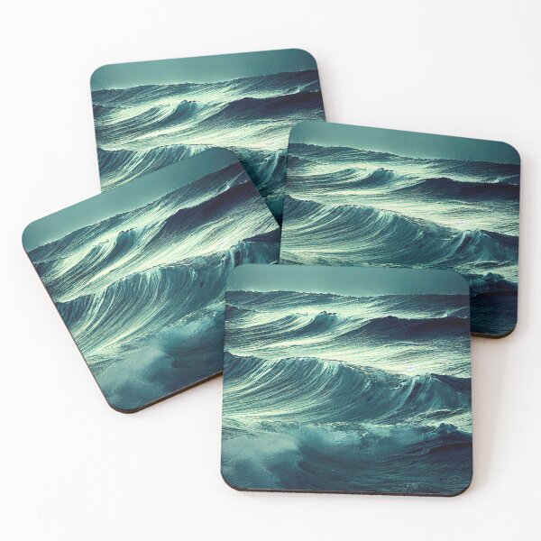 Item preview, "Escape to the Blue Ocean Vibe: A Soothing Sanctuary" designed and sold by UnderscoreV.