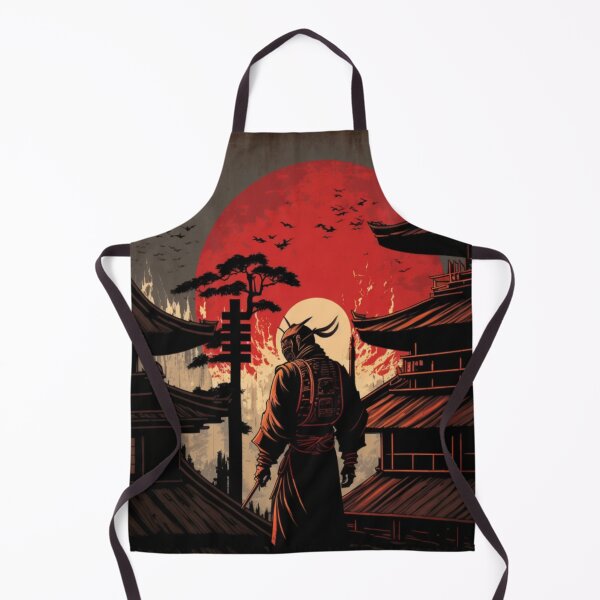 Item preview, Japanese temple with shaolin warrior designed and sold by BaynoSama.