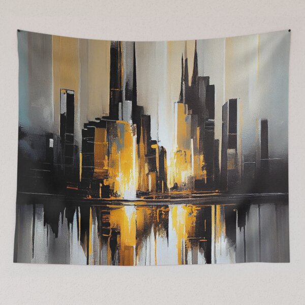 Item preview, Cityscape- Modern Abstract #7 designed and sold by Gypsykiss.