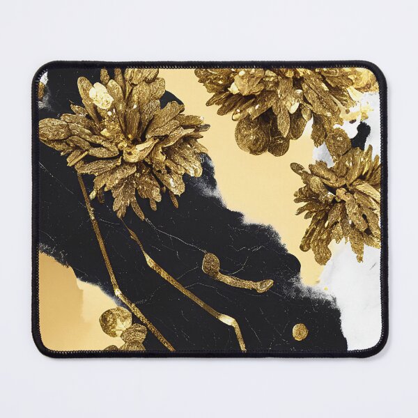 Item preview, Black and Golden marble abstract luxury design No2 designed and sold by angelisart.