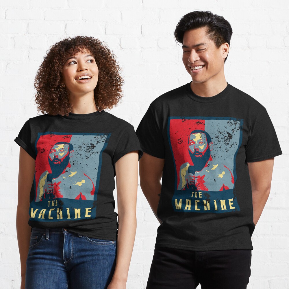 The Machine Political Poster Bert Kreischer T Shirt By Mzethner Redbubble