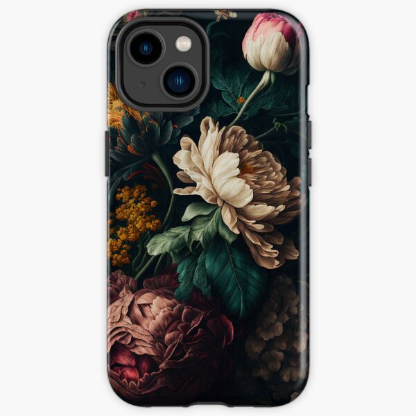 fleurs vintage Coque antichoc iPhone