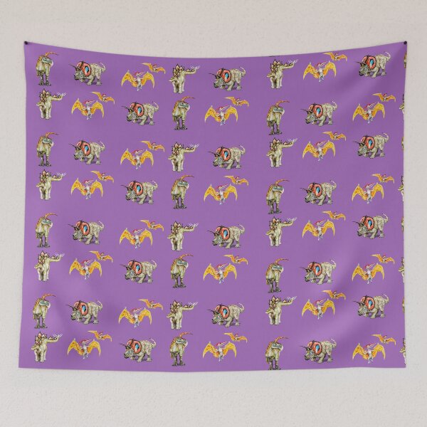 Item preview, Bring on the Dinosaurs! | Cartoon Dinosaur Pattern  designed and sold by Snootrac.