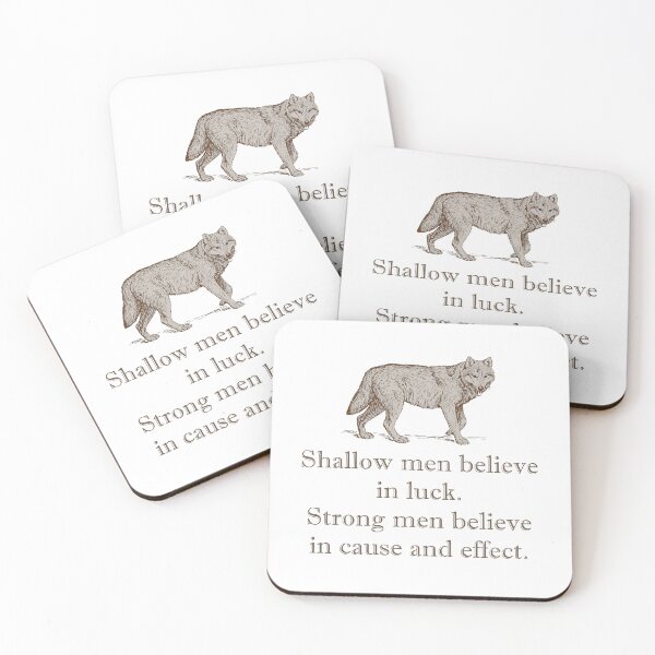 Item preview, Shallow Men Believe In Luck designed and sold by CrankyOldDude.