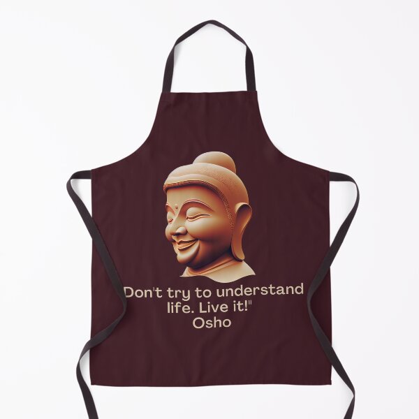 Item preview, Don't try to understand life. Live it! Osho Quote – AI generated image designed and sold by RetComly.