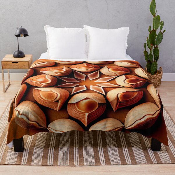 Item preview, Circular Bright Nut Pattern Digital Painting designed and sold by CodeAndColors.