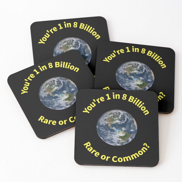 Item preview, World Globe Population Rare or Common Yellow Lettering designed and sold by klhmmh.