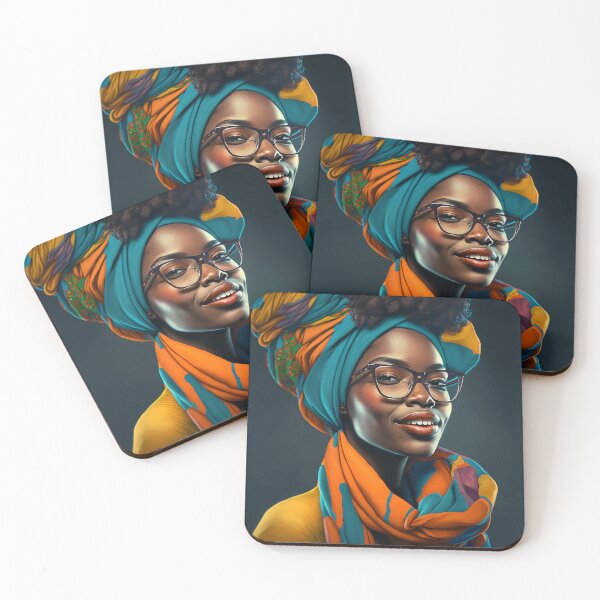 Item preview, Black Beauty: A Stunning Illustration of an Ebony Skinned Woman designed and sold by creative-maxim.