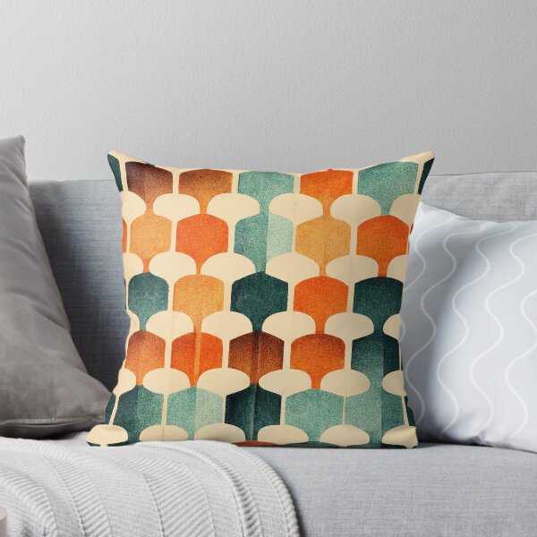 Item preview, Modernist Gingko Leaf Pattern designed and sold by Designs by Kool Kat.