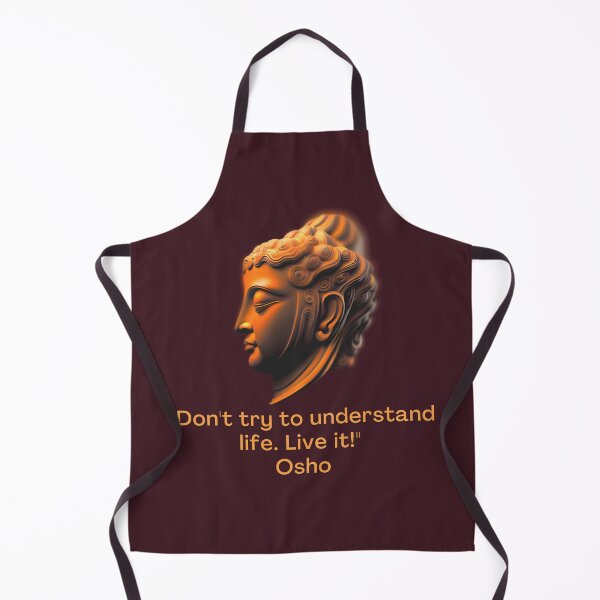 Item preview, Don't try to understand life. Live it! Osho Quote – AI generated image designed and sold by RetComly.