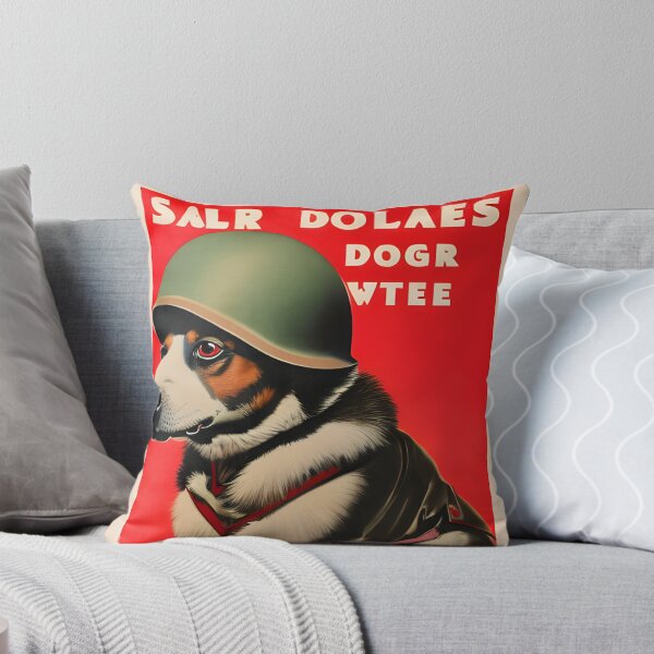 Item preview, Military Dog Propaganda Image - Vintage Style designed and sold by Dalive.