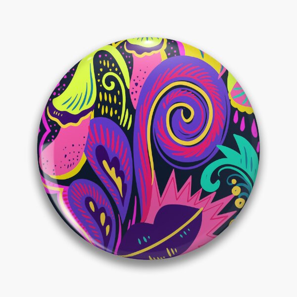 Item preview, Psychedelic Patterns Mushroom and Flowers designed and sold by Mindscyther.