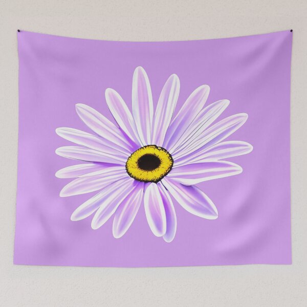 Item preview, Purple daisy flower designed and sold by gramizzia.