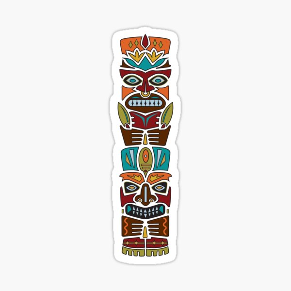 Aperçu de l'œuvre Totem Tiki créée et vendue par jeff-jones.