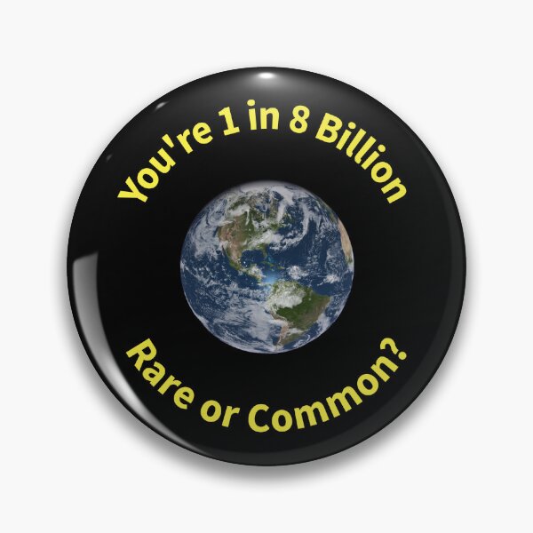 Item preview, World Globe Population Rare or Common Yellow Lettering designed and sold by klhmmh.