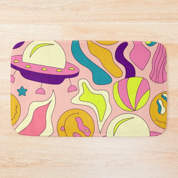 Item preview, Psychedelic Patterns UFO and Creepy Smiley designed and sold by Mindscyther.