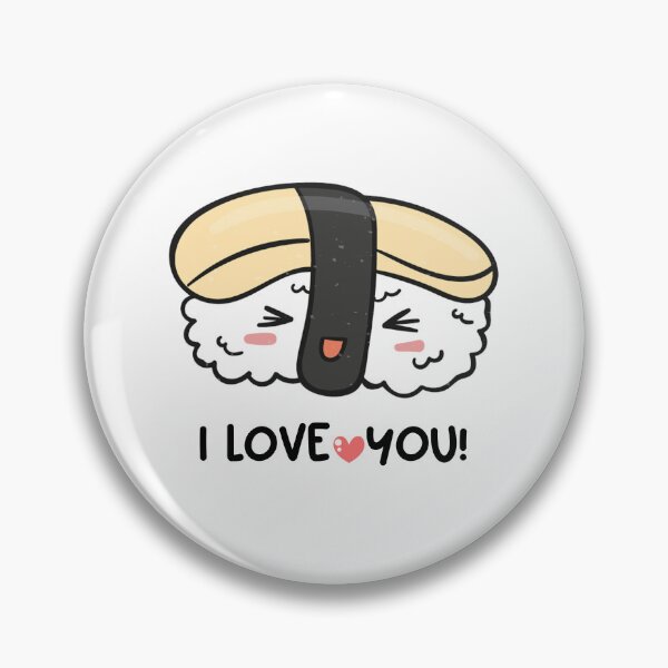 Item preview, ¡Sushi te ama! - Pegatina de amor - Pegatina de sushi designed and sold by DoskiStore.