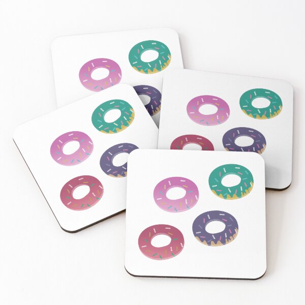 Item preview, Four Multicolor Donuts designed and sold by Latoblooms.