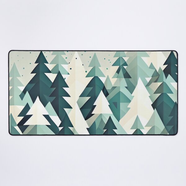 Item preview, Flat Christmas Winter Tree Pattern Digital Painting designed and sold by CodeAndColors.